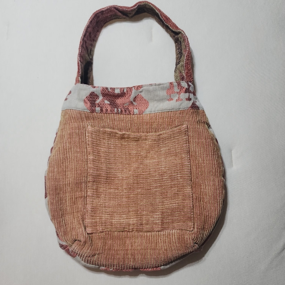 Boho Aztec Reversible Multiple Pocket Shoulder Bag - image 5